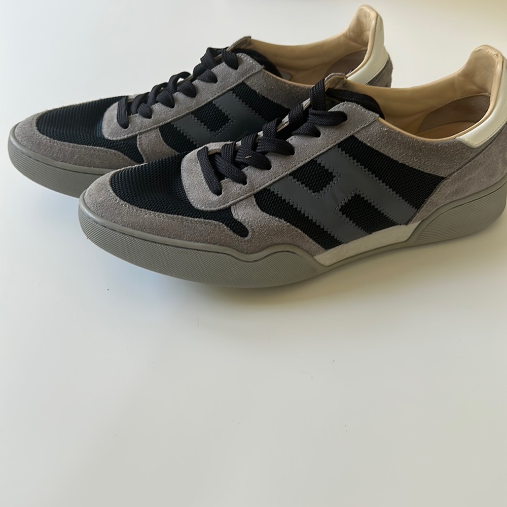 Hogan H327 sneakers blue and grey worn once. UK size 9, US 10 equivalent.